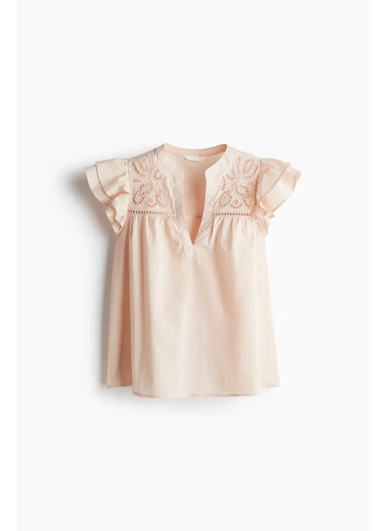 H&M Broderie anglaise blouse