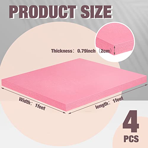 Fabbay 4 Pieces 1 x 1 Foam 079 Inch Thick Polystyrene Rectangles XPS Foam Board Craft for DIY Modeling Art Supplies - Image 3