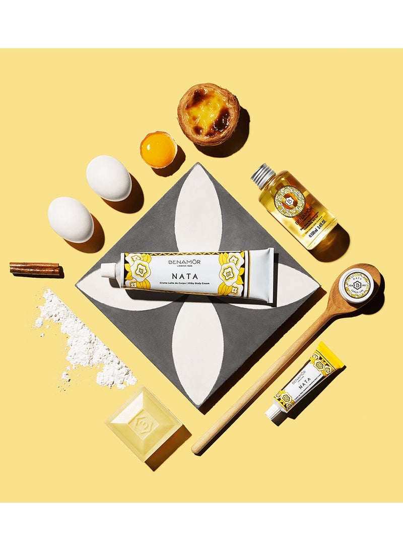 BENAMÕR Nata Comforting Hand Cream | Egg Extract Hand Moisturiser with Shea Butter & Coconut Oil | Nourishing Hand Cream for Dry Hands | Sweet Gourmet Scent | Paraben Free – 50ml - Image 5