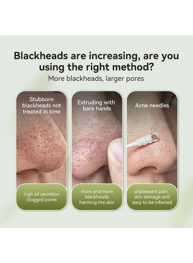 LANBENA Bamboo Charcoal Blackhead Remover Mask 30g Deep Cleansing Pore Care Peel-Off Facial Mask with Salicylic Acid - Image 3