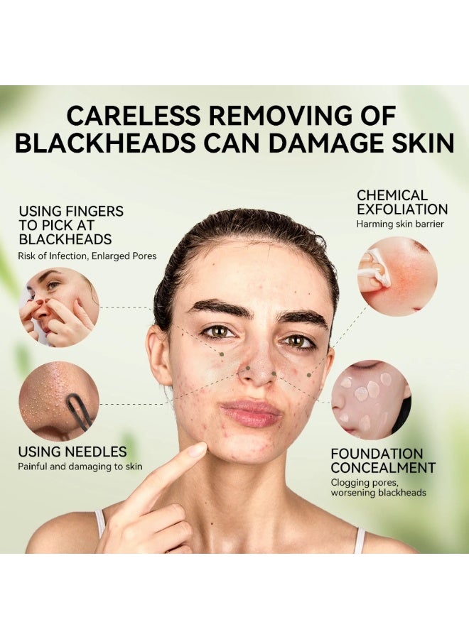 LANBENA Bamboo Charcoal Blackhead Remover Mask 30g Deep Cleansing Pore Care Peel-Off Facial Mask with Salicylic Acid - Image 4