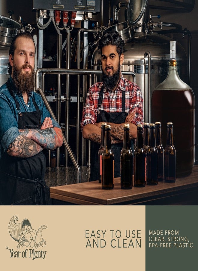 ير أوف بلانتي مجموعة أقفال هوائية خالية من مادة BPA من Year of Plenty - مجموعة من 6 قطع - أقفال مائية للتخمير، والتخمير، والبيرة، والنبيذ، ومخلل الملفوف، والكيمتشي، ومشاريع التخمير الأخرى (6) - Image 3