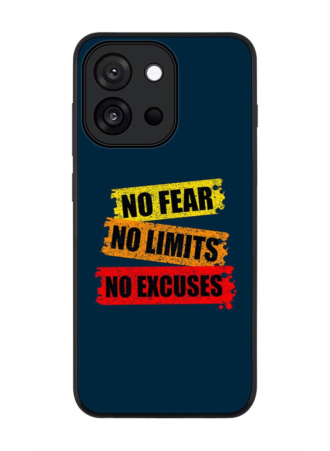 Stylizedd For OnePlus 13s / 13T Case,Slim fit Camera Protection, Shockproof Thin Phone cover  - No Fear Limits Excuses