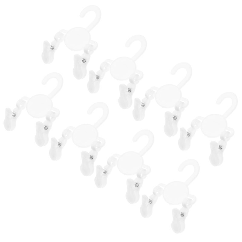 10 Pcs Baby Hangers Closet Baby Clothes Hangers With Clips Kids Sock Shoe Drying Rack For Nursery Closet Organizer - Image 3