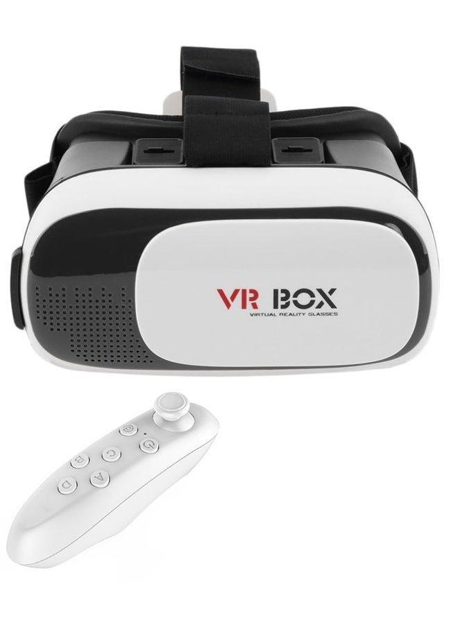 VR Box VR Box VR02 3D Virtual Reality Video Glasses Virtual Reality Goggles Eye Protection Adjustable for Smartphone with Bluetooth Gamepad Remote Controller  - Image 1
