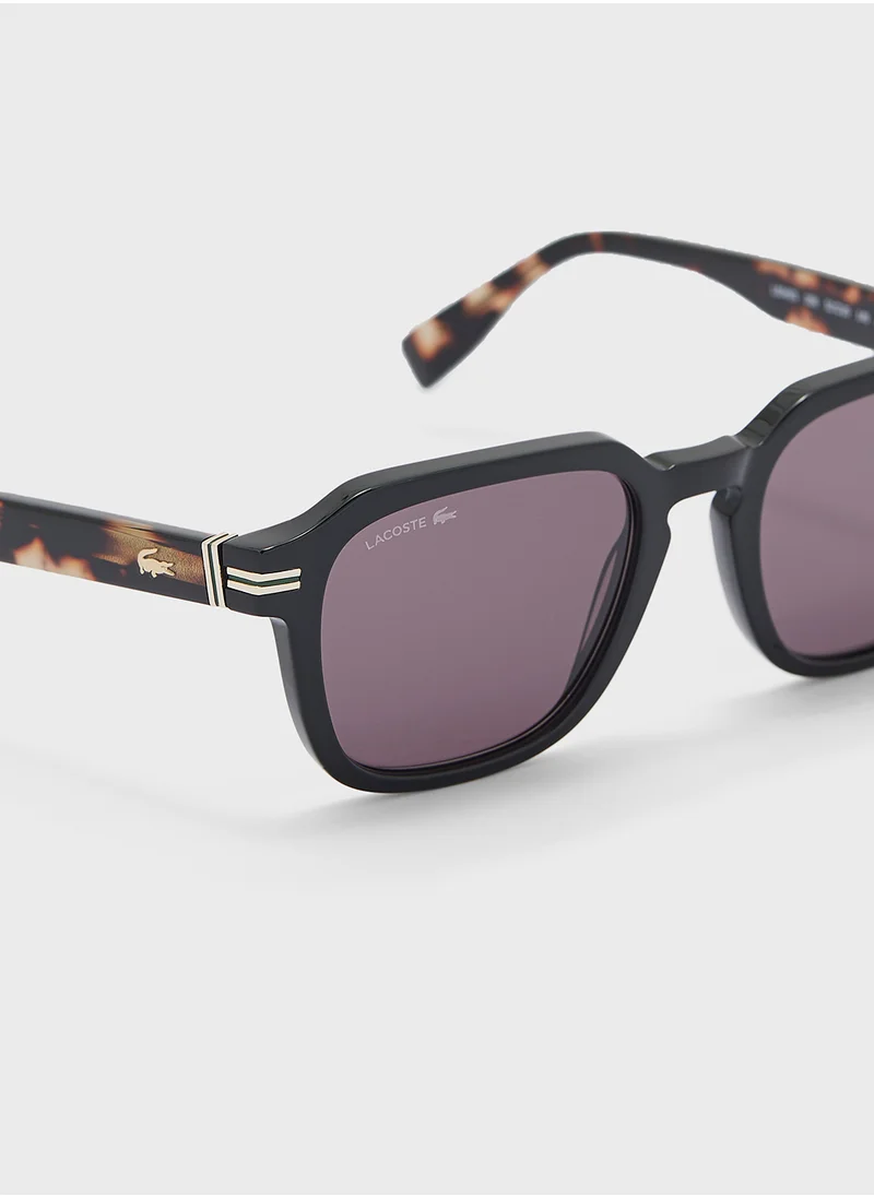 LACOSTE Modified Rectangle Sunglasses L6046S