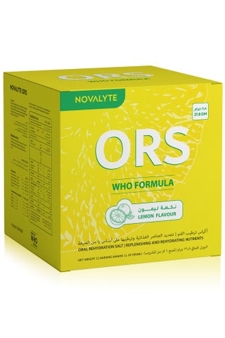 ORS Lemon Flavoured WHO Formula 10 Sachets 21.8 GM