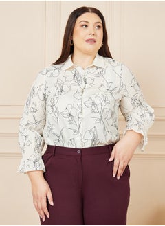 Floral Print Regular Fit Shirt
