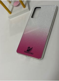 Glitter TPU+ plastic 9H Glass ( Pink )