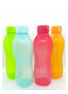 Tupperware Home And Sport Accessories  Tupperware Plastic Water  Bottle And Shaker Mutlicolour 500 ml 4 pcs Set  - Image 1