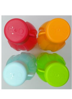 Tupperware Home And Sport Accessories  Tupperware Plastic Water  Bottle And Shaker Mutlicolour 500 ml 4 pcs Set  - Image 3