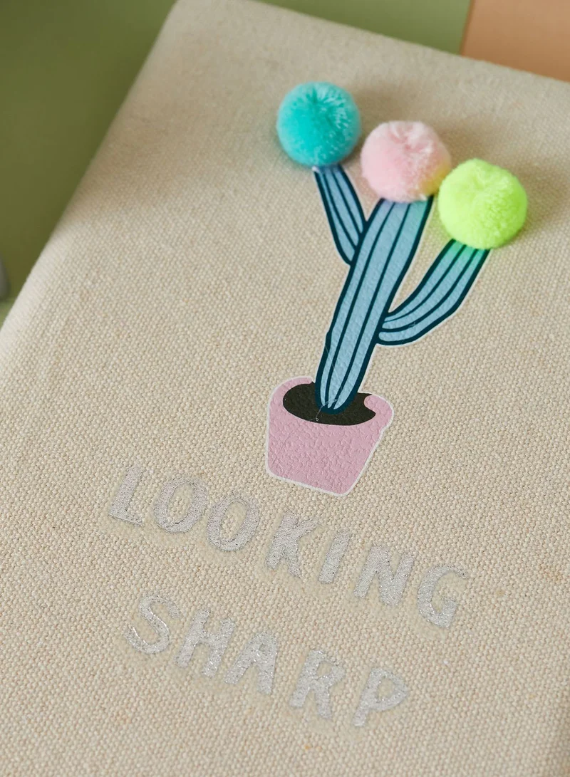 Hema A5 Pom Pom Cactus Notebook