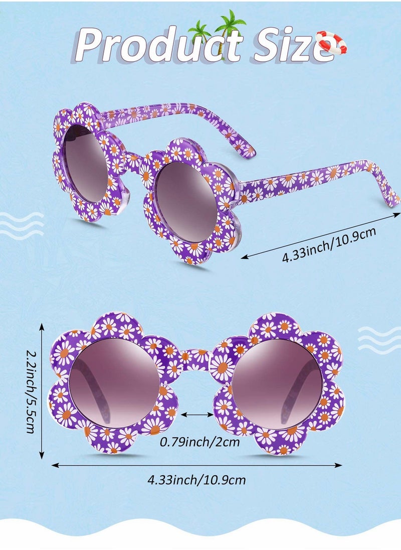 6 قطع من النظارات الشمسية للأطفال على شكل زهرة، نظارات شمسية دائرية لطيفة، نظارات شمسية ملونة على شكل زهرة للحفلات للأطفال الصغار والأولاد والبنات والسفر والتصوير الفوتوغرافي في الهواء الطلق - pzsku/Z89AD197C82A57059A2ECZ/45/_/1663325274/0b755c10-64ee-45fa-b944-1802fa09cd1d