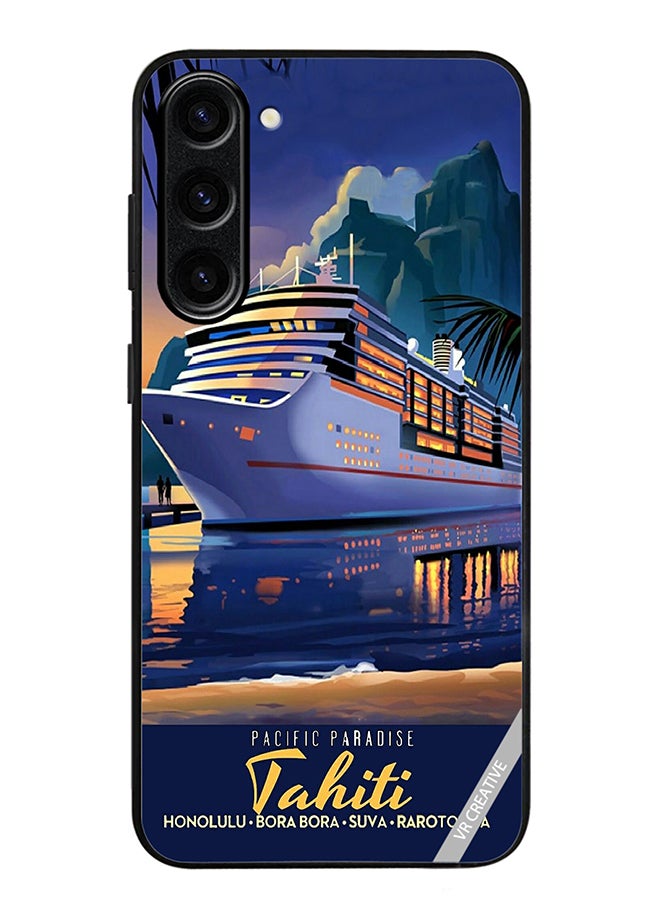 VR CREATIVE Protective Case Cover For Samsung Galaxy S24 Pacific Paradise Design Multicolour - Image 1