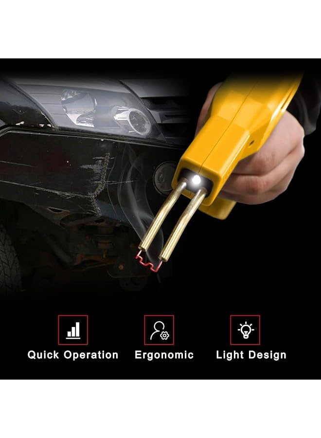 erorex Plastic Welder 800Pcs Staples Plastic Welding Kit Hot Stapler Kit Plastic Welder Gun Kit Car Bumper Repair Kit Plastic Repair Kit Portable Toolbox - Image 2