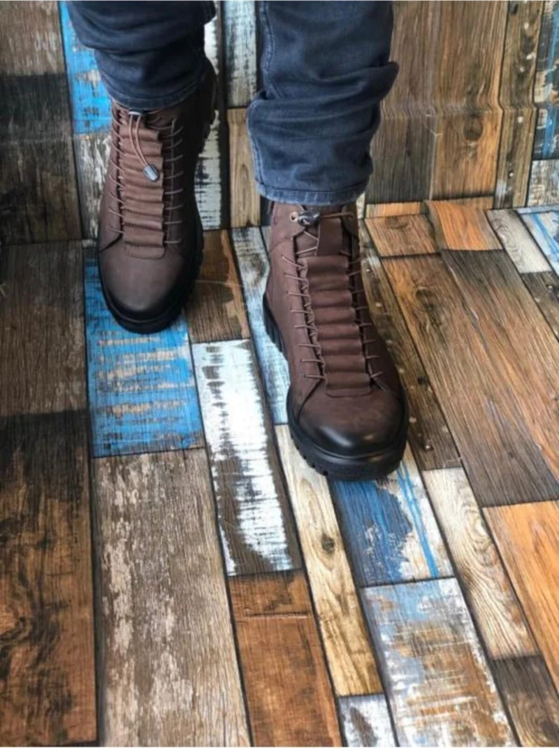 Hammer Jack Brown Leather Men's Boots 102 17945 V1