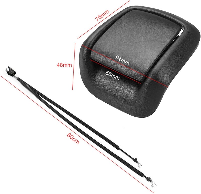 Wivplex Car Seat Adjust Knob Handle for Ford Fiesta - Image 3