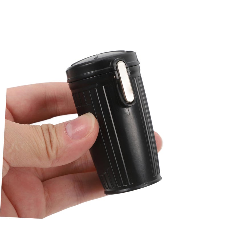 Portable Mini Pocket Ashtray With Lid Keychain Design For Travel Outdoor Waterproof Cigarette Butt Container - Image 4