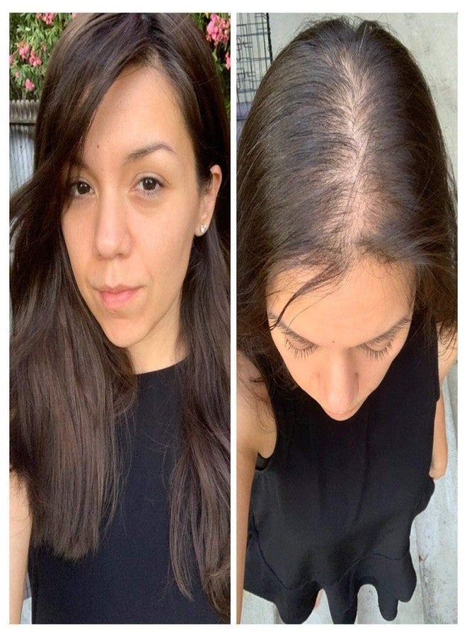 VIVIAN Matt hair 4x4 Hair topper for Women Natural Color | 16 Inch Women Hair Toppers Invisible Seamless Mini Volumizer Clip in Hair Extension (Natural Brown) - Image 2