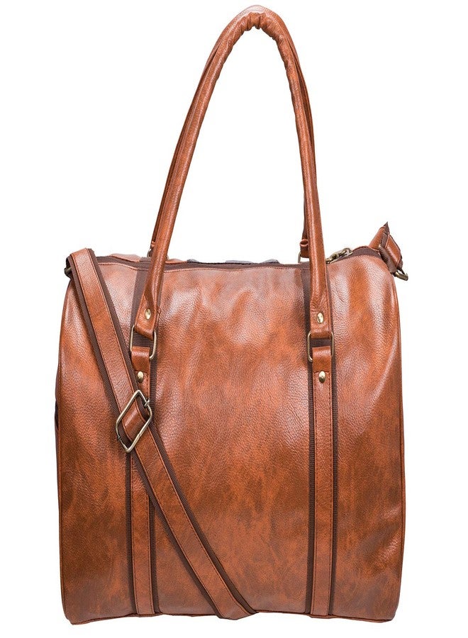 Killer Jamaica Faux PU Leather 30-Litre Duffle Bag (Tan) - Image 5