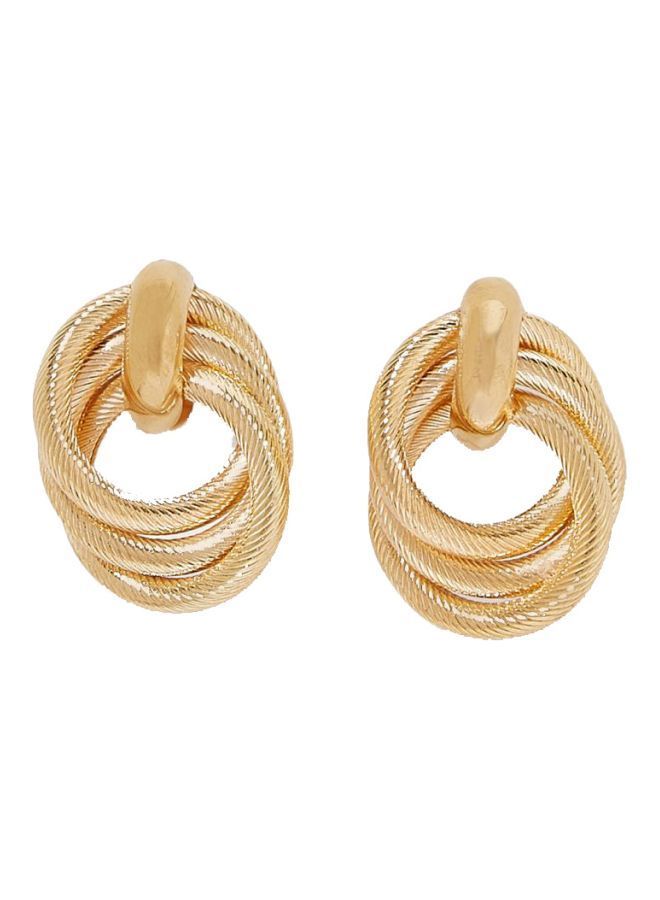 NIBEMINENT Tangled Hoops Design Dangle Earrings  - Image 1