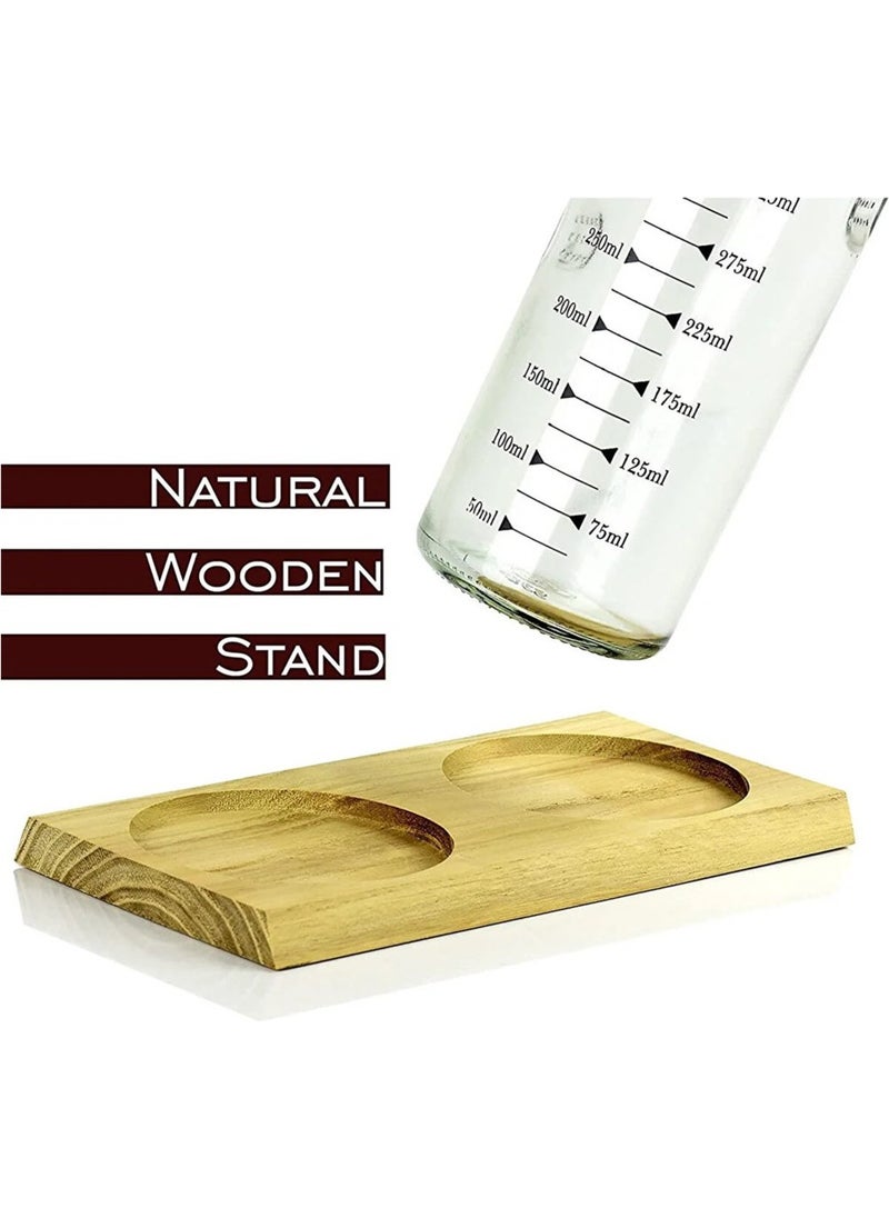 Tamu Wooden Oil Pot Vinegar Bowl Stand Base  - Image 1