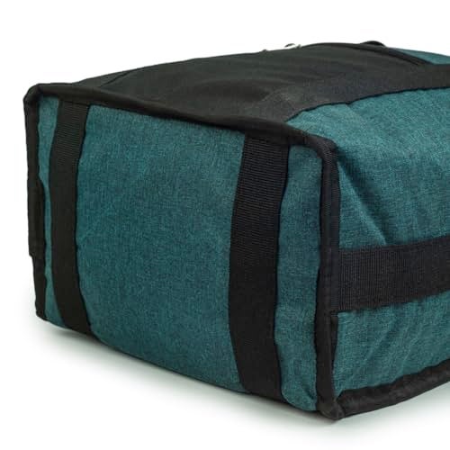 HOOM Everyday Use Large Size 13 Ltrs Insulated Lunch Bag/Tiffin Bag for Office, College, School, Travel, Picnic, Camping, Party, Etc., Green - Image 4