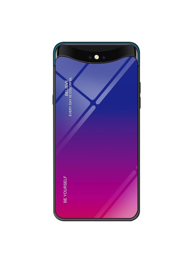 S-TOP Case For OPPO Find X Gradient Color Glass Case - Image 1