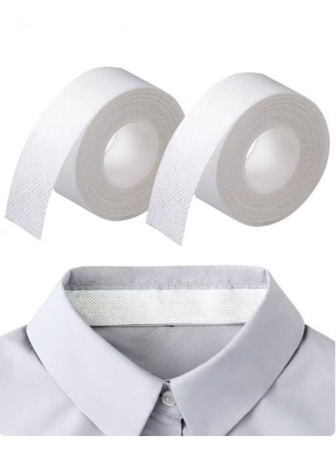 Disposable Self-Adhesive Collar Sweat Pads – Invisible Protector for Shirt u0026 Hat, Anti-Sweat Stains - Image 1