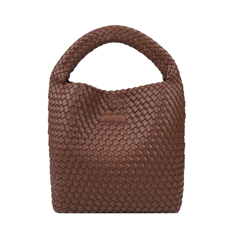 He Ming Women'S Handmade Woven Bag, Women'S Shoulder Crossbody Underarm Handbag, Fashionable Mother-Daughter Tote Bag 60059 - Image 1