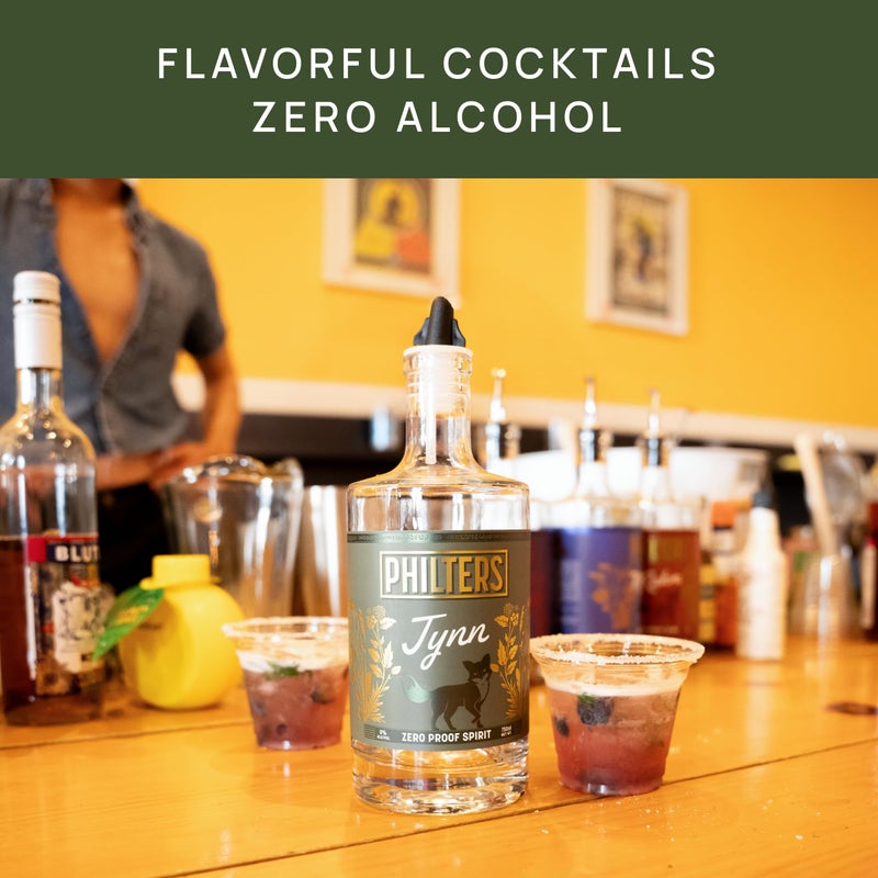 Philters Non-Alcoholic Jynn, Zero Proof Gin Spirit, Alternative Drink Made in USA, All Natural Flavors, 25 Fl Oz - Image 5