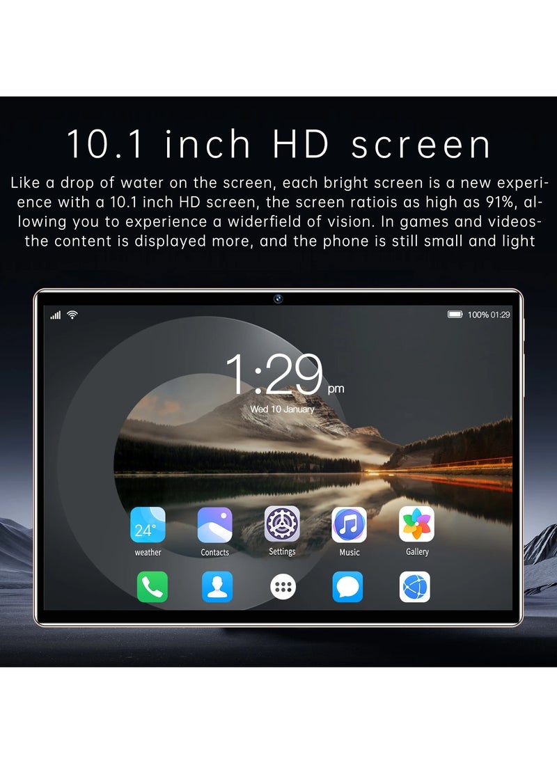 AROAQ - X101 5G Tablet 10.1 inch New 2GB RAM 16BG ROM Android 12 Full Screen Office Phone 2-in-1 Mobile Phone 10 Core Dual Card GPS wifi 8000mAh - Image 1
