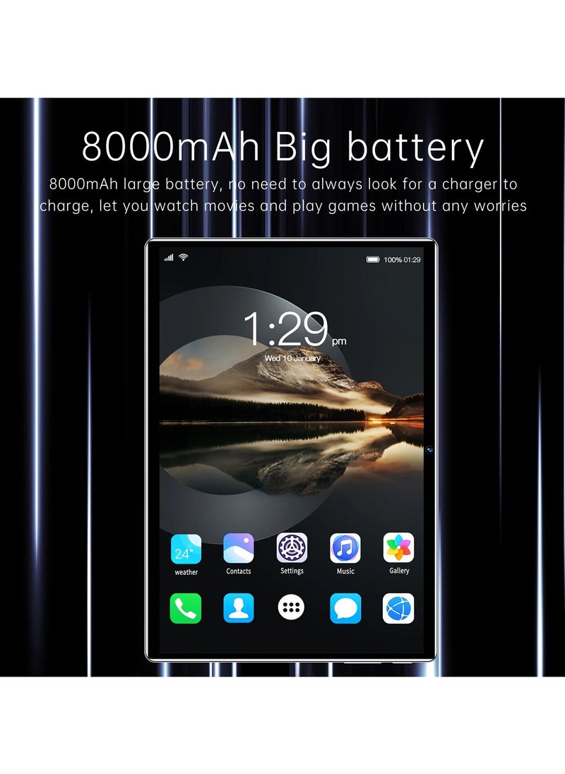 AROAQ - X101 5G Tablet 10.1 inch New 2GB RAM 16BG ROM Android 12 Full Screen Office Phone 2-in-1 Mobile Phone 10 Core Dual Card GPS wifi 8000mAh - Image 1