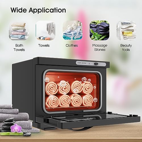 StateRiver Towel Warmer Cabinet, 8L Hot Spa Small Towel Warmer Heating Use for Facial Spa, Hair Beauty, Salon Equipment and Home - Black - Image 4