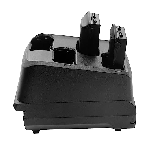 CARPSDZY 4 Slot Battery Charging Cradle Kit with Power Supply for Zebra MC3200 MC3300 Handheld PDA Barcode Scanner,Safe Stable Charger - Image 2