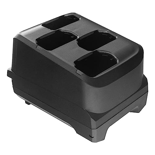 CARPSDZY 4 Slot Battery Charging Cradle Kit with Power Supply for Zebra MC3200 MC3300 Handheld PDA Barcode Scanner,Safe Stable Charger - Image 5