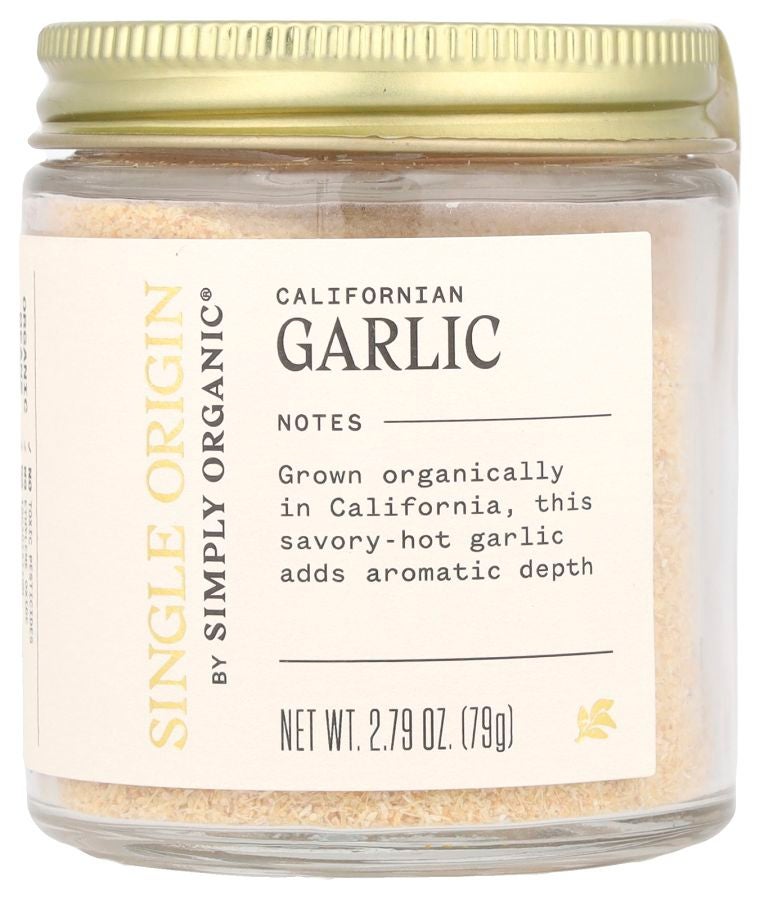 Simply Organic Single Origin Californian Garlic 2.79 oz (79 g)