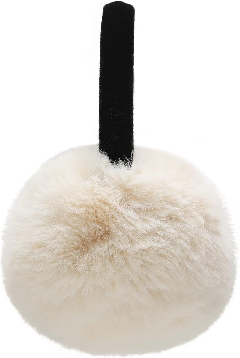 ZLYC Womens Girls Winter Fashion Adjustable Faux Fur EarMuffs Ear Warmers - Image 3