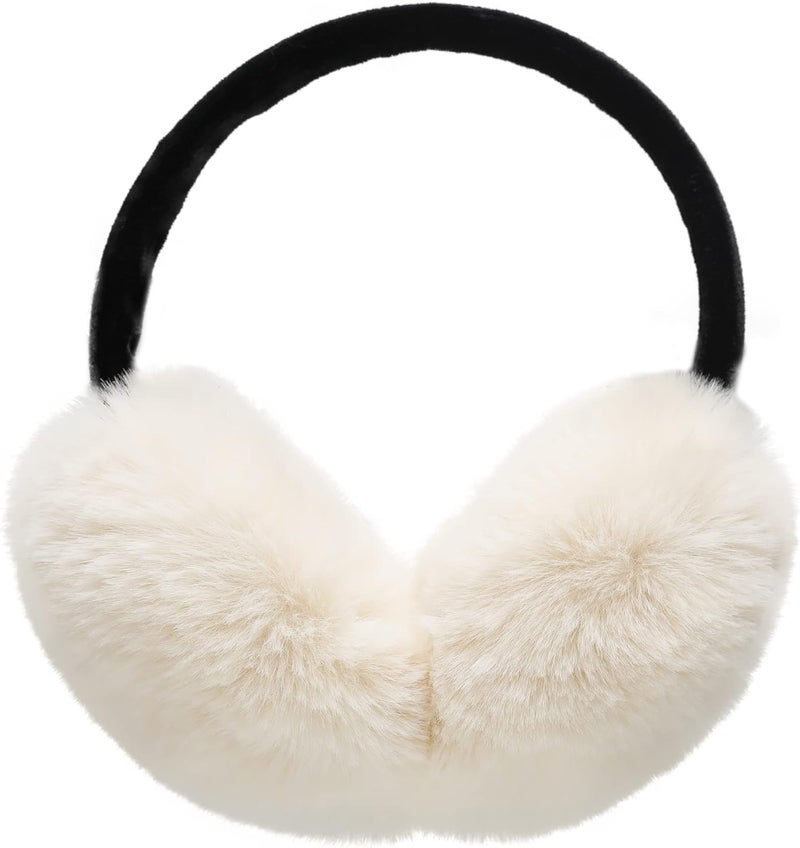 ZLYC Womens Girls Winter Fashion Adjustable Faux Fur EarMuffs Ear Warmers - Image 1