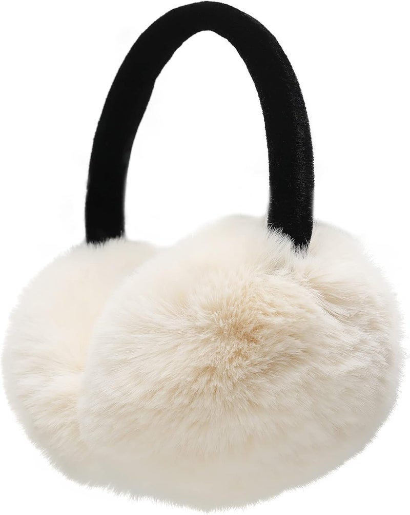 ZLYC Womens Girls Winter Fashion Adjustable Faux Fur EarMuffs Ear Warmers - Image 2