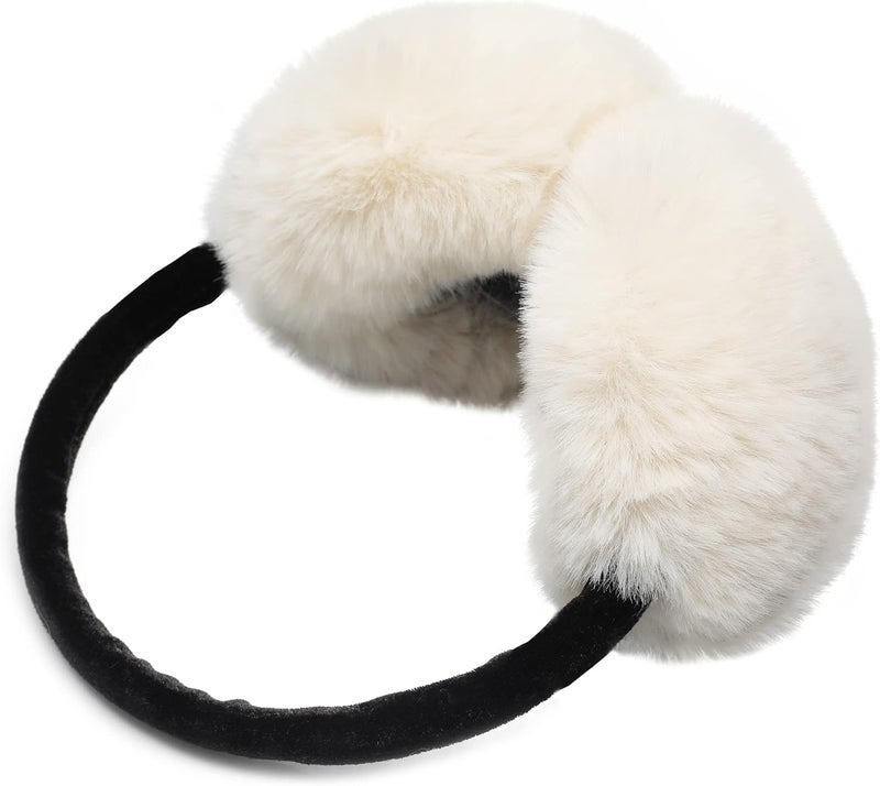 ZLYC Womens Girls Winter Fashion Adjustable Faux Fur EarMuffs Ear Warmers - Image 4