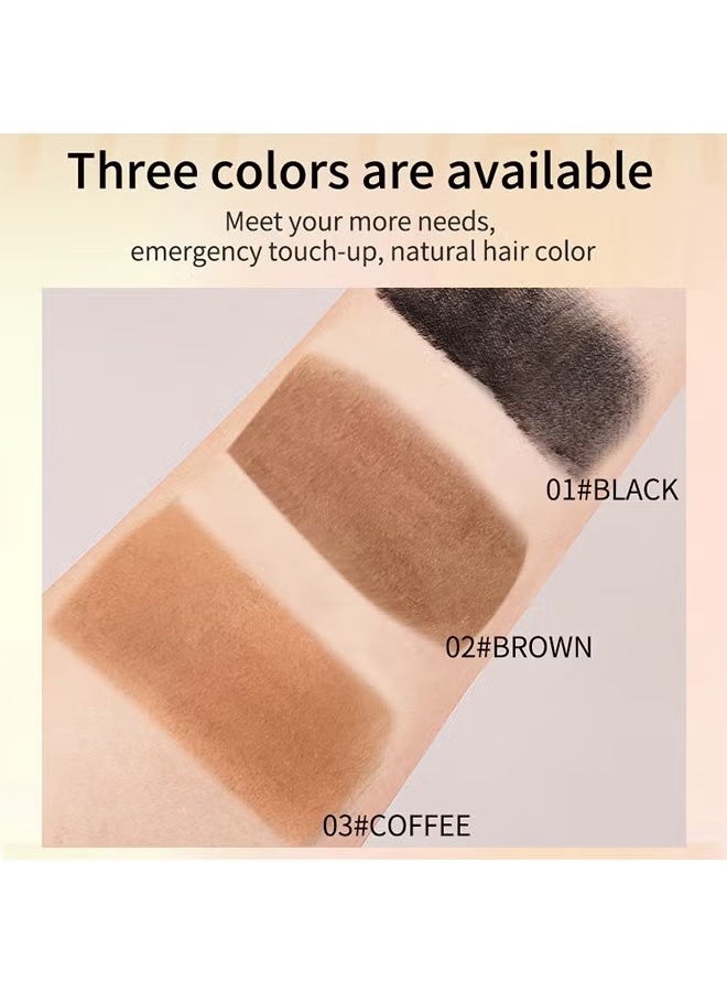 اوكيل تغطية الشعر الرمادي ، صبغة شعر مشط آمنة ومريحة ، مشط صبغ شعر مقاوم للماء والعرق ، عصا تصفيف الشعر الجنوبية الشرقية ، صبغة شعر نباتية طبيعية 2 في 1 ، تغطي الشعر الرمادي ، اللمسات السريعة - # 01 أسود (20 جم) - Image 4