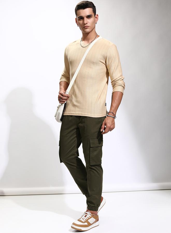 HIGHLANDER Mid Rise Slim Fit Joggers Trousers - Image 2