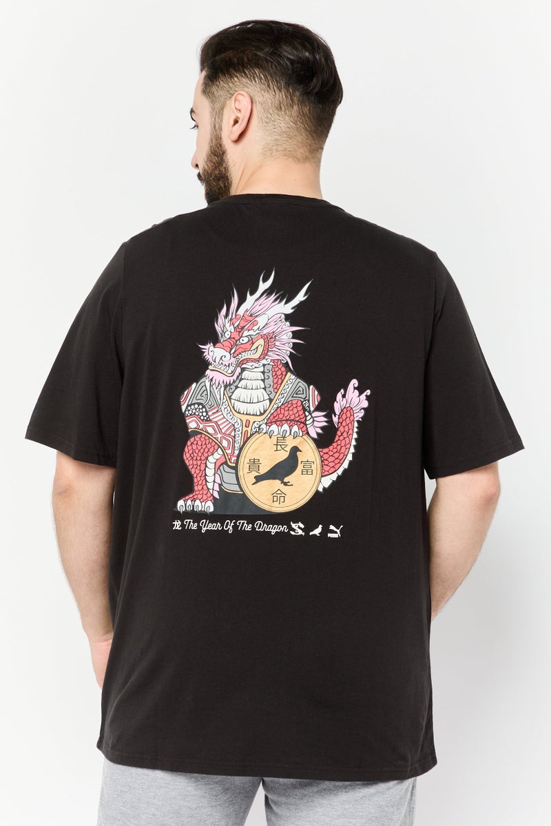 Puma x Staple Men Sportswear Fit Short Sleeve Outdoor T Shirt, Black - Image 4