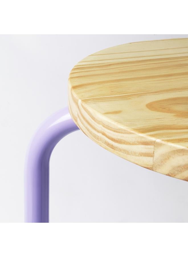 Stool, Lilac/Pine