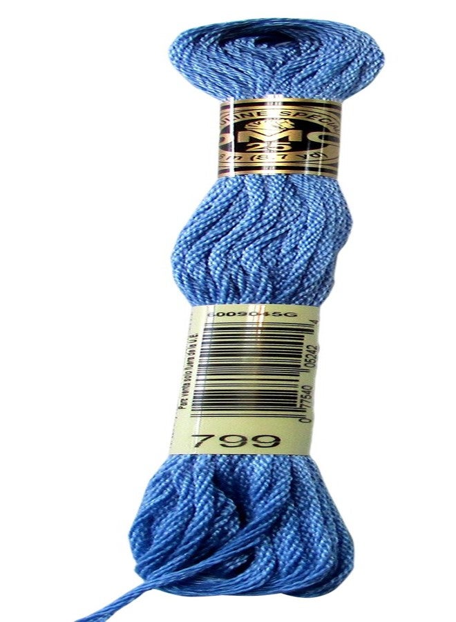 DMC 117-799 6 Strand Embroidery Cotton Floss, Medium Delft Blue, 8.7-Yard