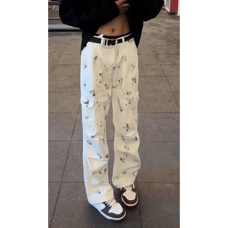 Unisex Classic Denim Jeans Loose Fit Daily Outdoor Wear - Image 2