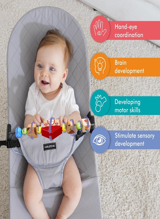 iGRATENS Baby Rocker Toy for Baby Rocker Soft & Bliss Easy to Install and Remove Child-friendly Materials Exciting Design for Curious Babies Pet Paradise - Image 2
