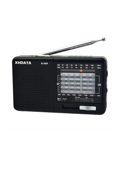 راديو محمول صغير AM FM SW تقنية DSP مشغل MP3 فتحة بطاقة TF USB مستقبل FM بلوتوث