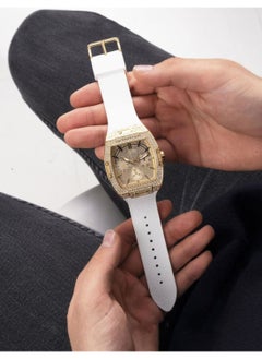 GUESS GUESS Mens White Gold Tone Multi-function Watch GW0048G3  - Image 5